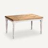 Sillas comedor blancas y madera