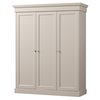 Armoire penderie bois blanc