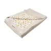 DOMIVA Couverture Boudoir Bébé 75x100cm - Micro Velours Côtelé, Douce Et Légère, Lait