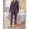 Pyjama femme bleu marine