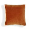 Coussin terracotta et bleu
