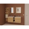 Meuble double vasque avec miroir