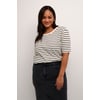 Blanc Antique White Black Stripe