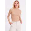Tee shirt col montant manches longues