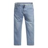 Medium indigo worn in