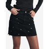 Mini jupe en jeans noir