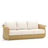 Marron/Beige Naturelle, Coussin Écru