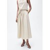 Jupe longue blanche coton