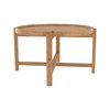 Table basse ronde teck