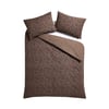 Feuille Retombante Brun Chocolat