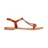 Sandales tropeziennes orange