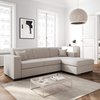 Canapé d'angle convertible avec matelas