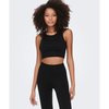 Crop top nero