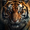 Tableau verre tigre