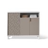 Blanc/Taupe