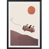 Affiche + Cadre En Bois - Noir