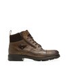 Bottines cuir talon bois