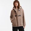 Manteau duffle coat femme beige