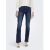 Jean flared onlblush taille moyenne flared fit jeans ecru Only | La Redoute Jean flared onlblush taille moyenne flared fit jeans ecru Only | La Redoute