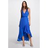 Robe longue bleu électrique