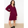 Robe sweat rouge