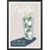 Affiche + Cadre En Bois - Noir
