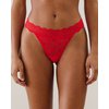 String dentelle rose