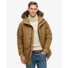 Parka camel homme