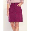 Jupe trapèze velours femme