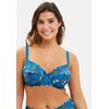 Imprimé Floral Bleu Mykonos