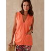Gilet long corail