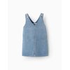 Robe salopette jean fille