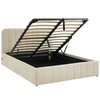 Lit coffre 160x200 velours
