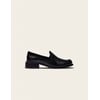 Cuir Plissé Noir