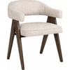 Crème Tweed Et Bois Foncé