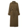 Manteau laine kaki