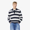 Navy blue/white