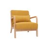 Fauteuil scandinave jaune