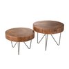 Table gigogne bois métal