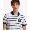 Optic/Bleu Marine Rayé
