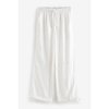 Pantalon parachute blanc