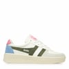 White Khaki Fluro Pink