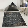 Tapis vintage gris clair