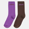 Marron/Violet