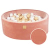 Piscine Rose Pêche Avec 200 Balles Blanche Et Baige
