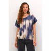 Bleu Abstract Print