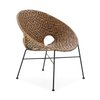 Fauteuil osier rond