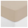 Le Drap Housse Percale De Coton Uni 90 X 190 Cm Harmonie Lin Est De Couleur Lin.