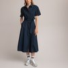 Vestido camisero azul marino