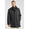 Manteau laine homme col montant